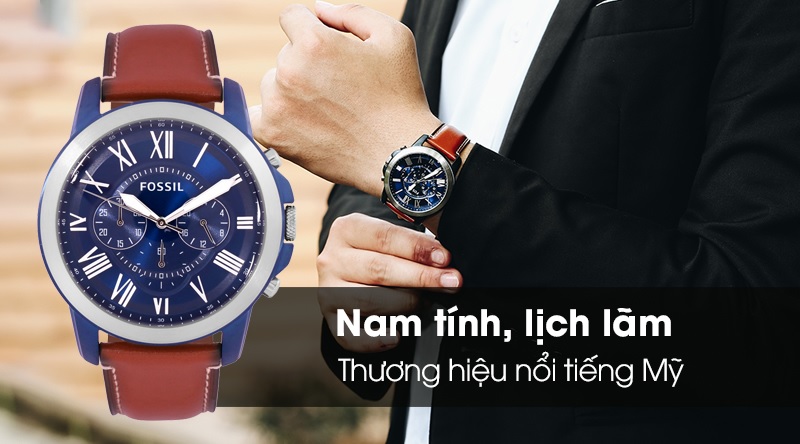 Đồng hồ nam Fossil FS5791 có thiết kế thanh lịch, hướng tới phong cách 